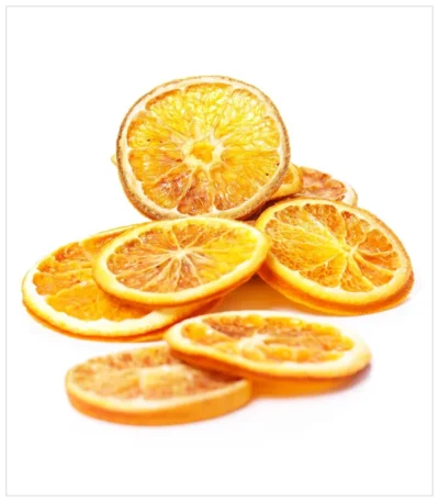 شرائح البرتقال المجففة