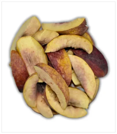 شرائح الخوخ المجففة