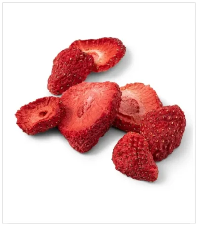 شرائح الفراولة المجففة