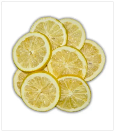 شرائح الليمون المجففة