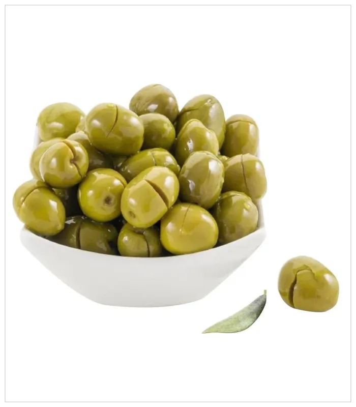 زيتون أخضر متشقق